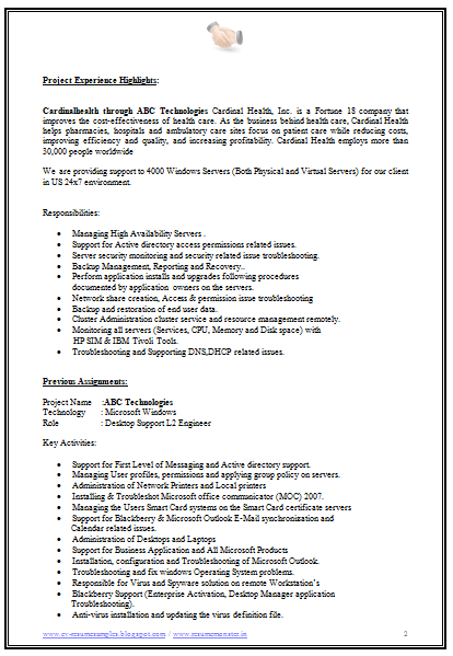 Engineer ma resume snmp software